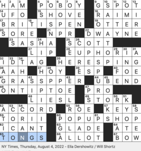 what businesses go by nyt crossword